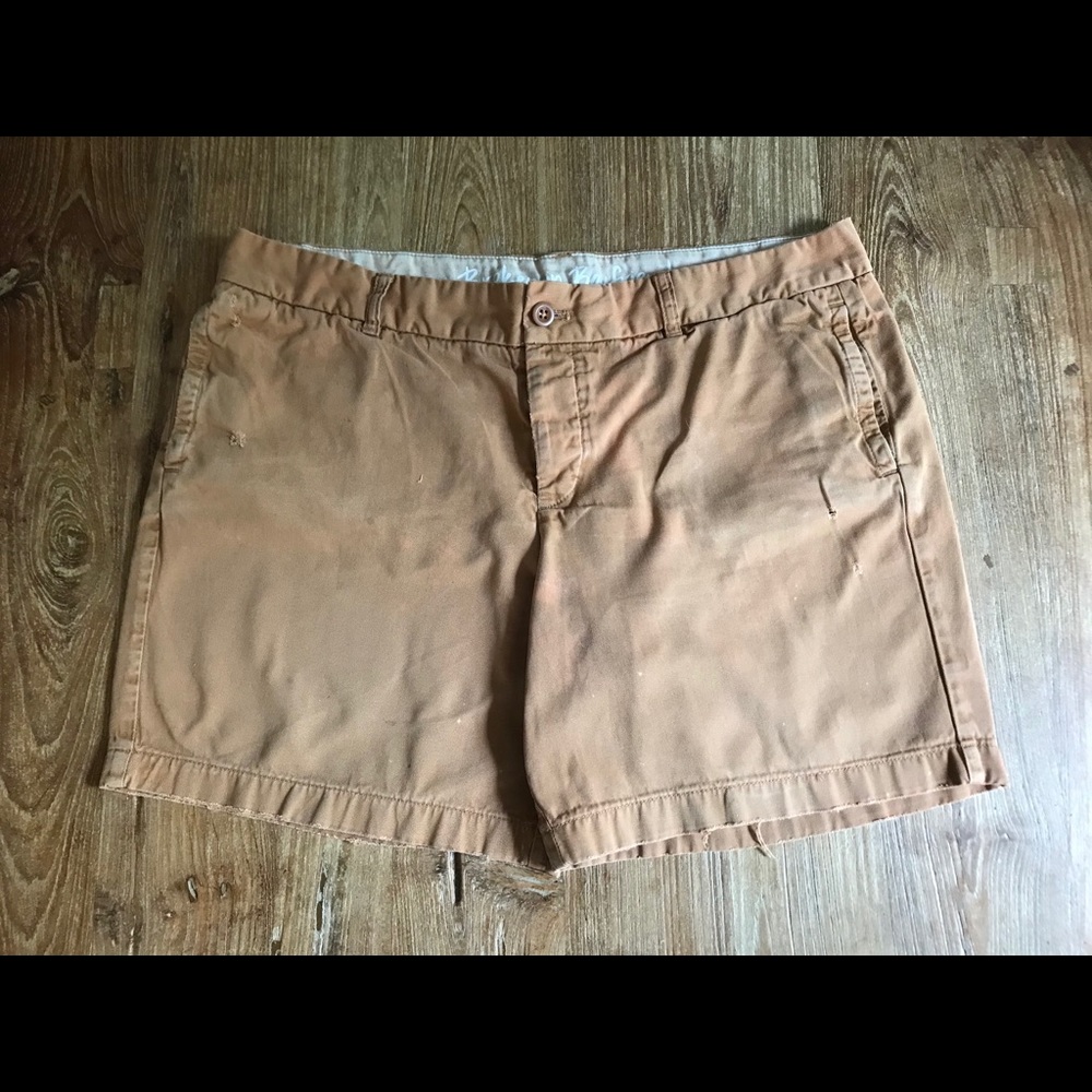 J Crew broken in boyfriend shorts
